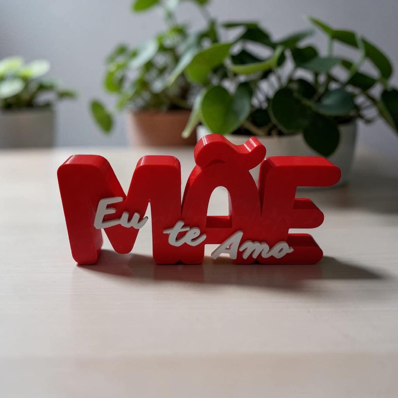 Letreiro Mãe Te Amo (Pequeno)